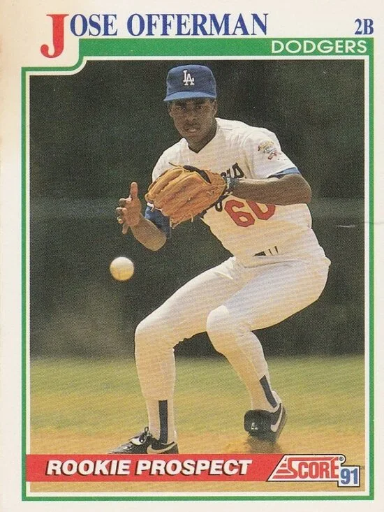 Jose Offerman Baseball Card Collection - Picture 2 of 3